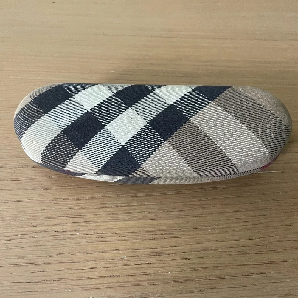 BURBERRY NOVA CHECK FABRIC EYEGLASS CASE